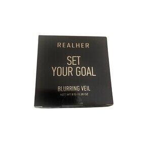 REALHER  Set Your Goal Blurring Veil Setting Powder 0.28 oz 8 g New In Box